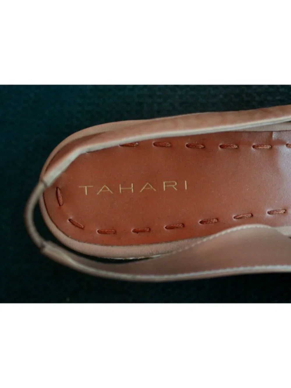 Tahari Neutral Wedge Sandals - Size 10 (NWOT)